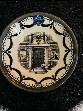 Halloween Gothic Haunted Witch House Salad Soup Bowl By Royal Stafford